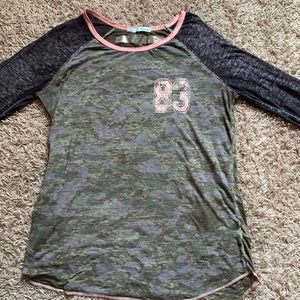 A long sleeved breathable top